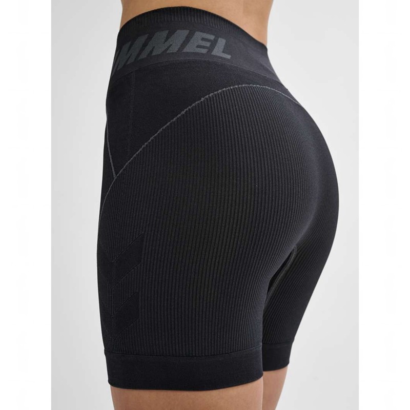 Hummel Te Christel Seamless Ženske Kratke Hlače Crne | 982608-613