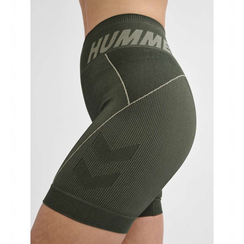 Hummel Te Christel Seamless Ženske Kratke Hlače Zelene | 976318-739