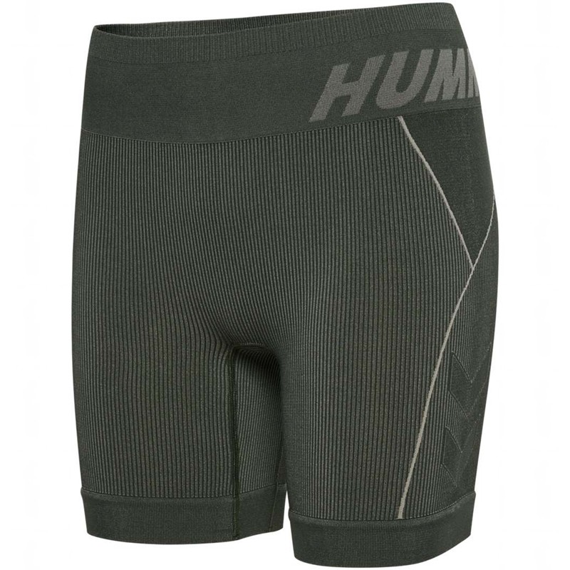Hummel Te Christel Seamless Ženske Kratke Hlače Zelene | 976318-739