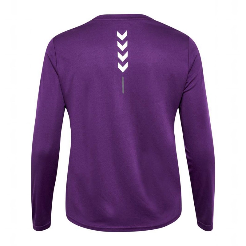 Hummel Te Curvy L/S Plus Ženske Kratke Hlače Ljubičaste | 514429-594