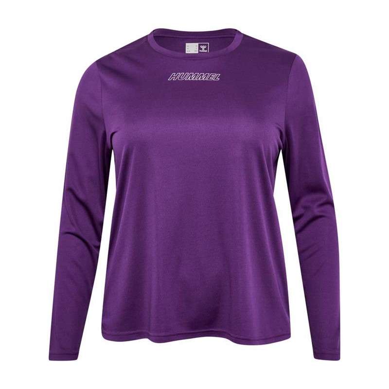 Hummel Te Curvy L/S Plus Ženske Kratke Hlače Ljubičaste | 514429-594