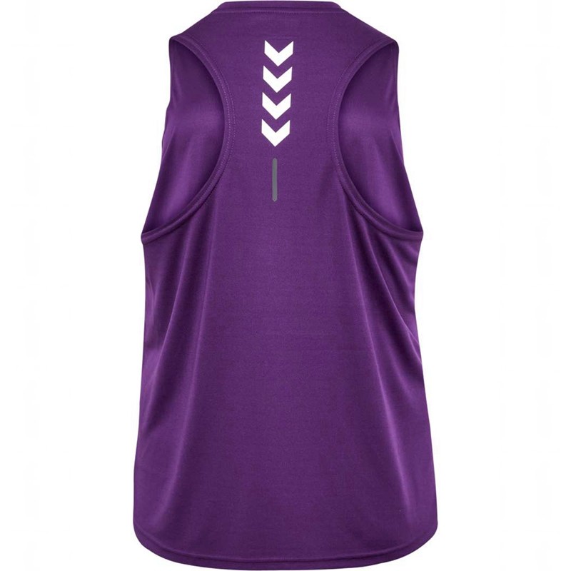 Hummel Te Curvy Plus Ženske Majica bez Rukava Ljubičaste | 695669-136