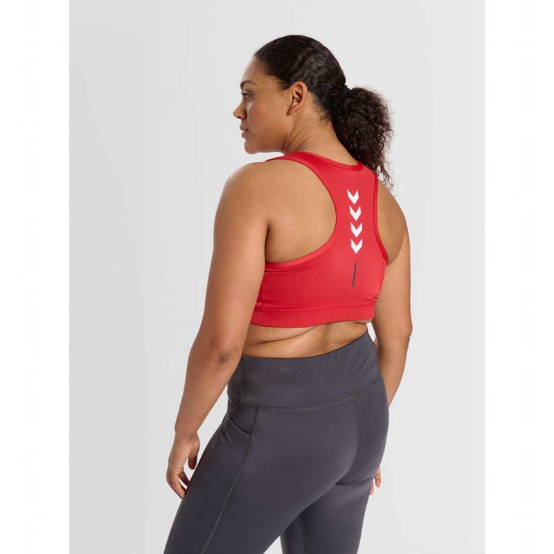 Hummel Te Curvy Plus Ženske Majice Crvene | 383341-291