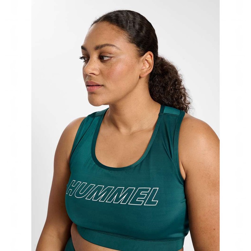 Hummel Te Curvy Plus Ženske Sportski Grudnjak Zelene | 580659-478