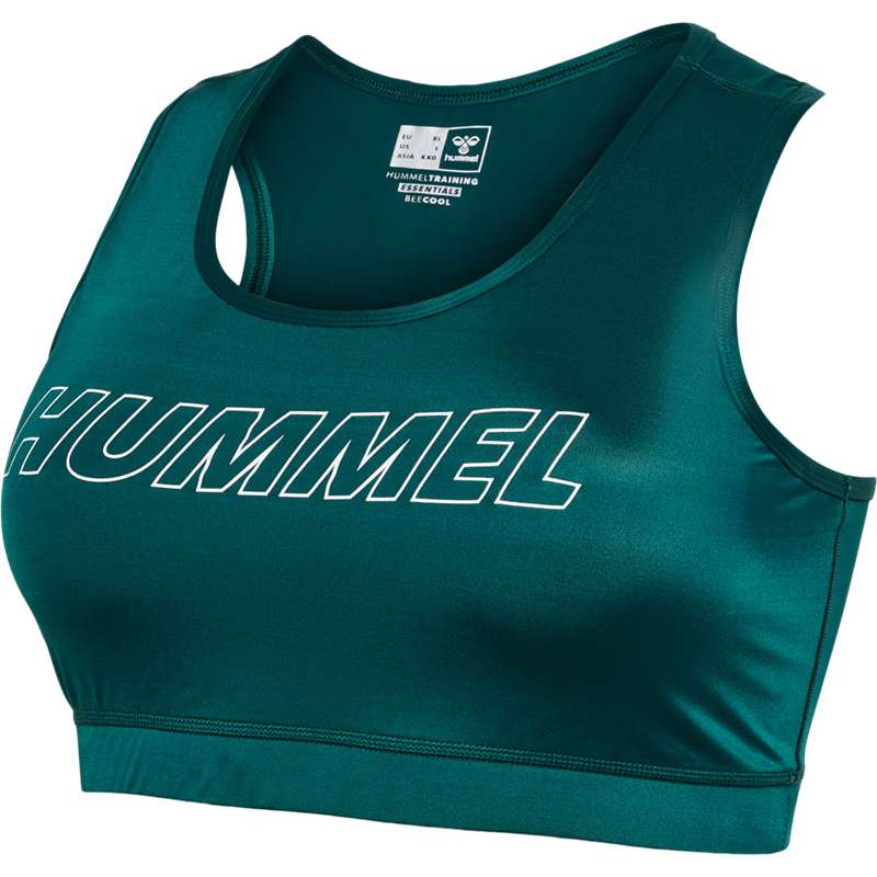 Hummel Te Curvy Plus Ženske Sportski Grudnjak Zelene | 580659-478