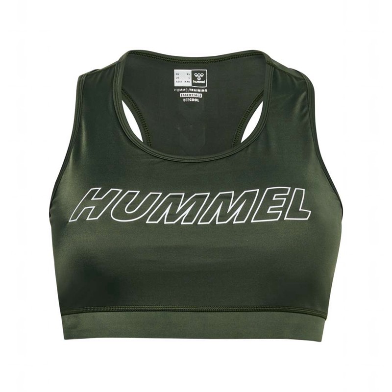 Hummel Te Curvy Plus Ženske Sportski Grudnjak Zelene | 138441-413