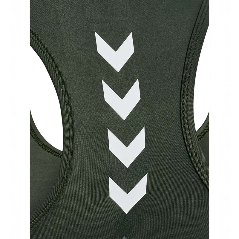 Hummel Te Curvy Plus Ženske Sportski Grudnjak Zelene | 138441-413