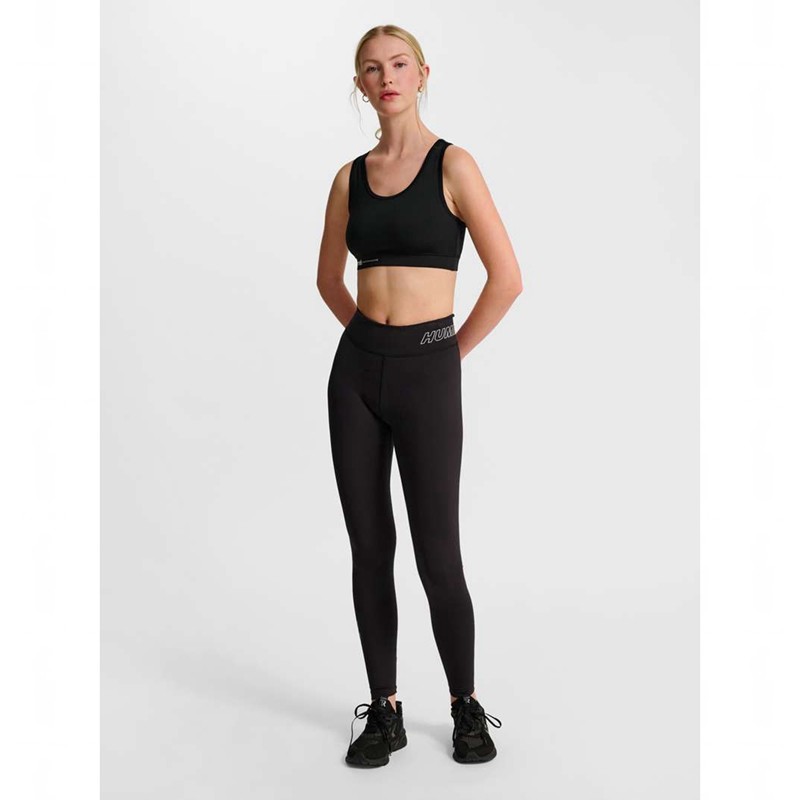 Hummel Te Fundamental Mid Waist Ženske Hulahopke Crne | 799033-733