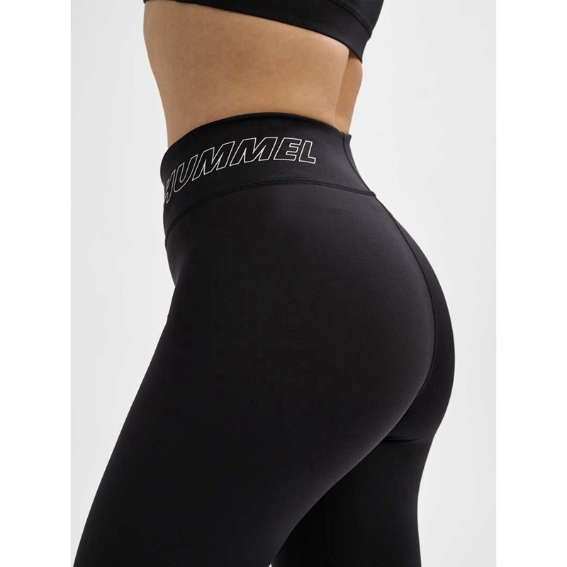 Hummel Te Fundamental Mid Waist Ženske Hulahopke Crne | 799033-733