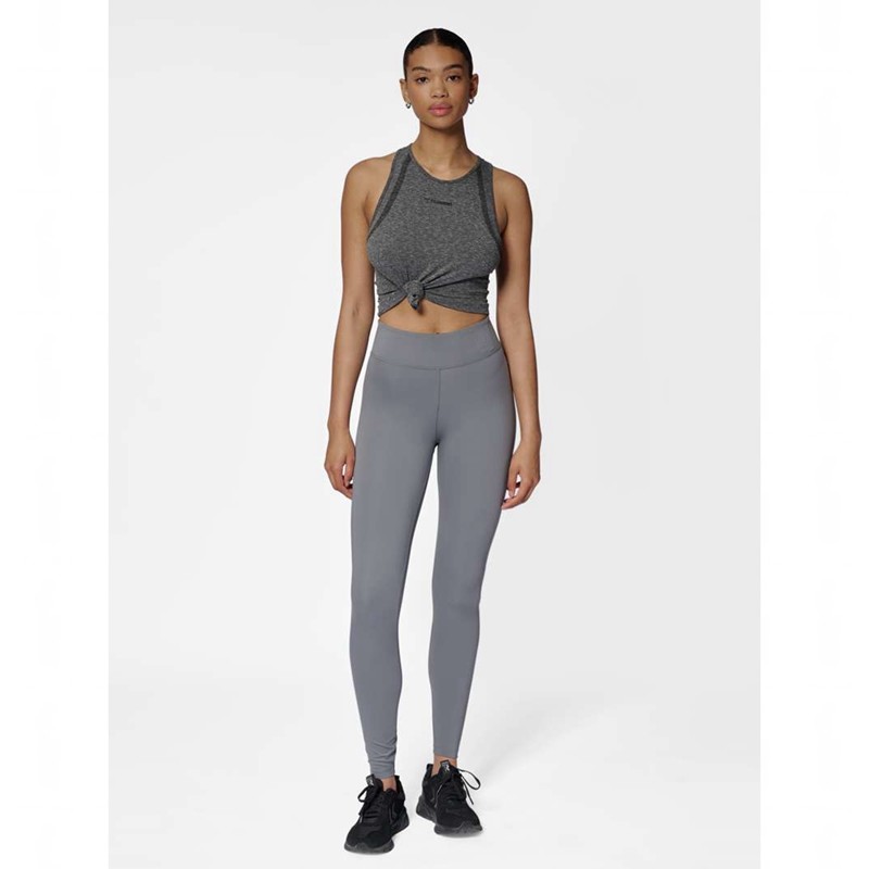 Hummel Te Fundamental Mid Waist Ženske Hulahopke Sive | 333539-000