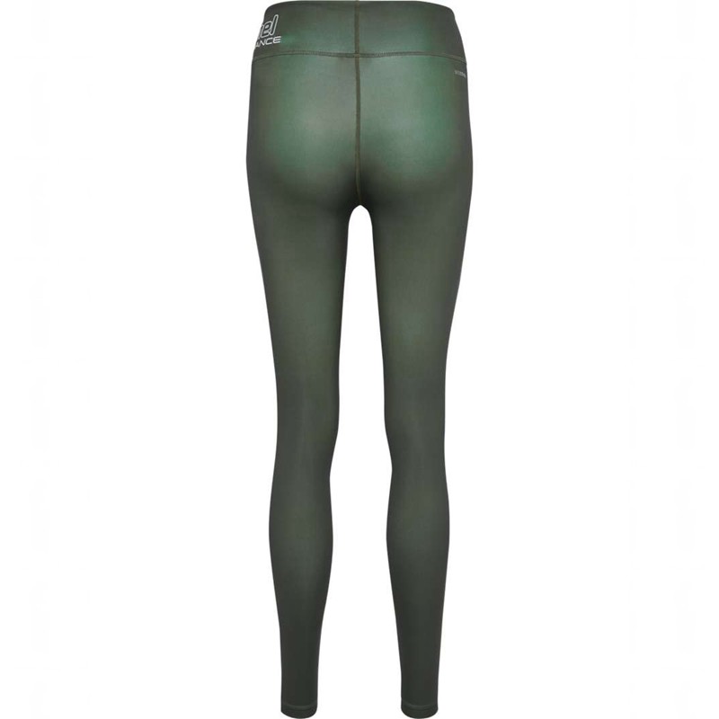 Hummel Te Fundamental Mid Waist Ženske Hulahopke Zelene | 934204-242