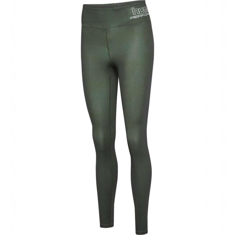 Hummel Te Fundamental Mid Waist Ženske Hulahopke Zelene | 934204-242