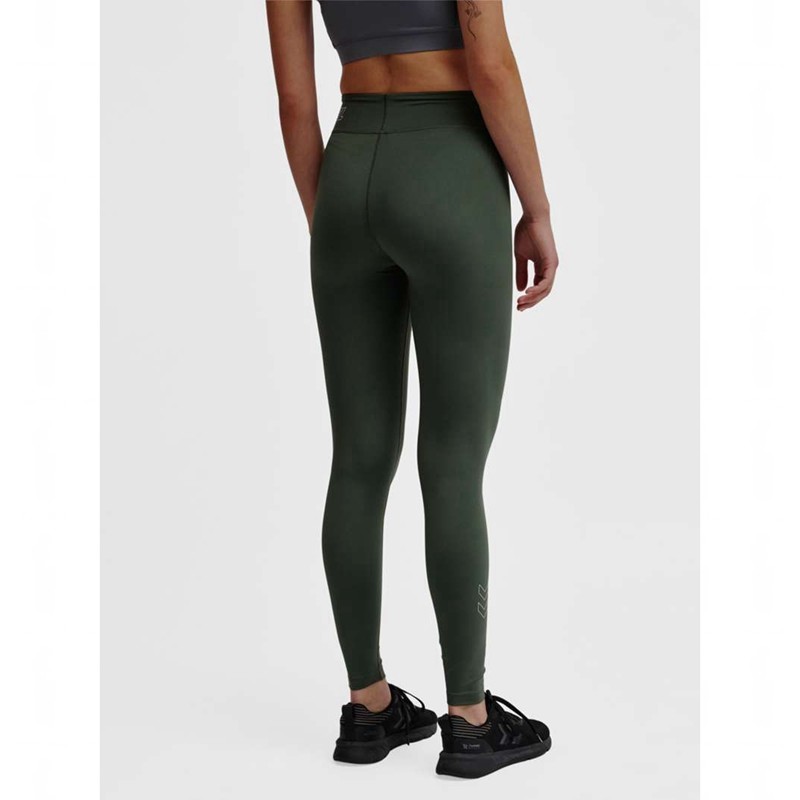 Hummel Te Fundamental Mid Waist Ženske Čarape Zelene | 769908-990