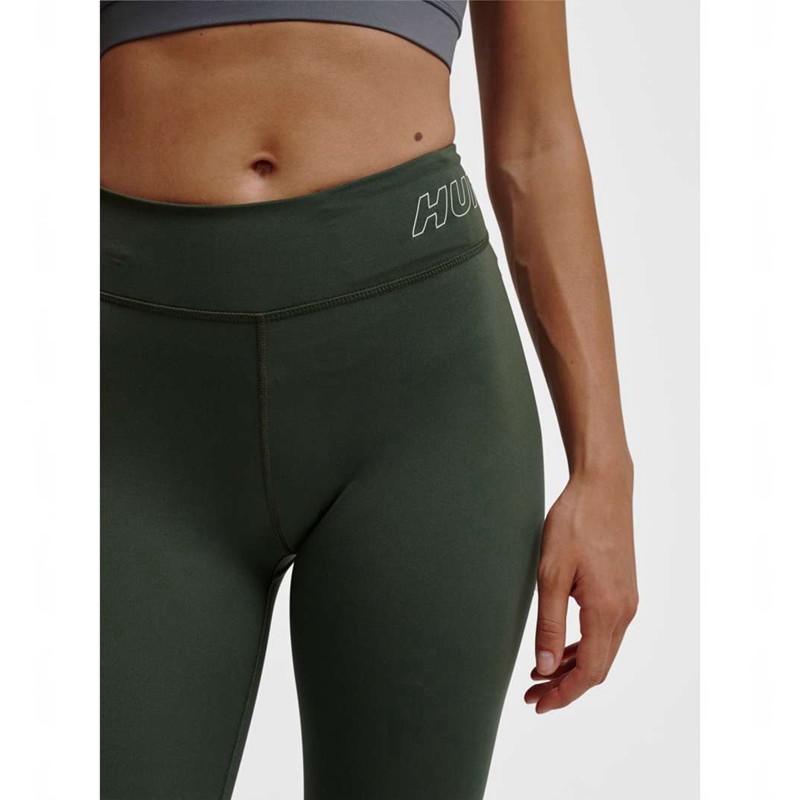 Hummel Te Fundamental Mid Waist Ženske Čarape Zelene | 769908-990