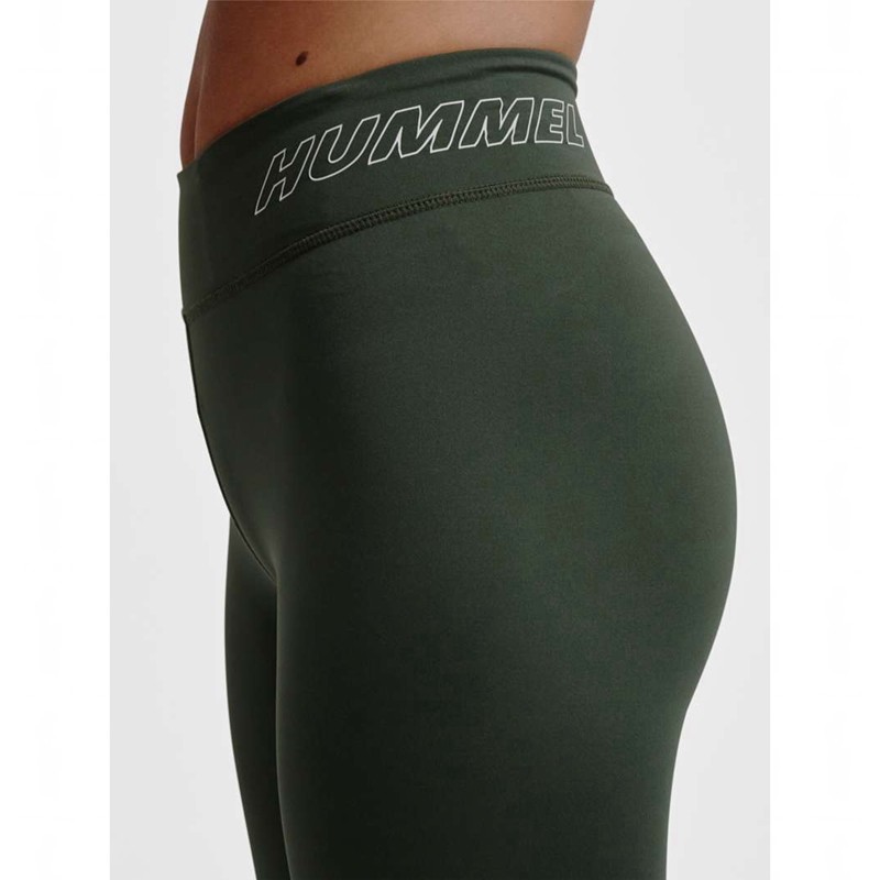 Hummel Te Fundamental Mid Waist Ženske Čarape Zelene | 769908-990