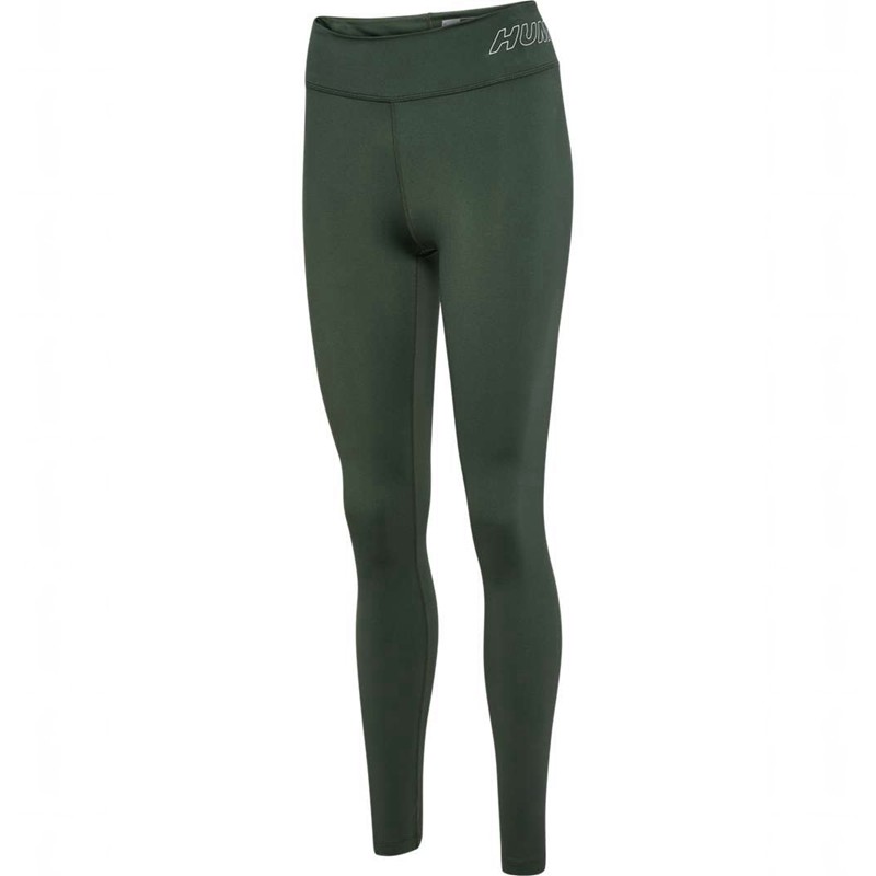 Hummel Te Fundamental Mid Waist Ženske Čarape Zelene | 769908-990