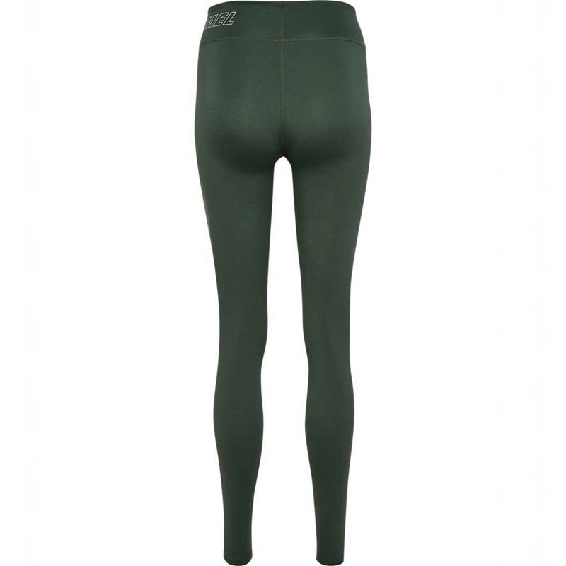 Hummel Te Fundamental Mid Waist Ženske Čarape Zelene | 769908-990
