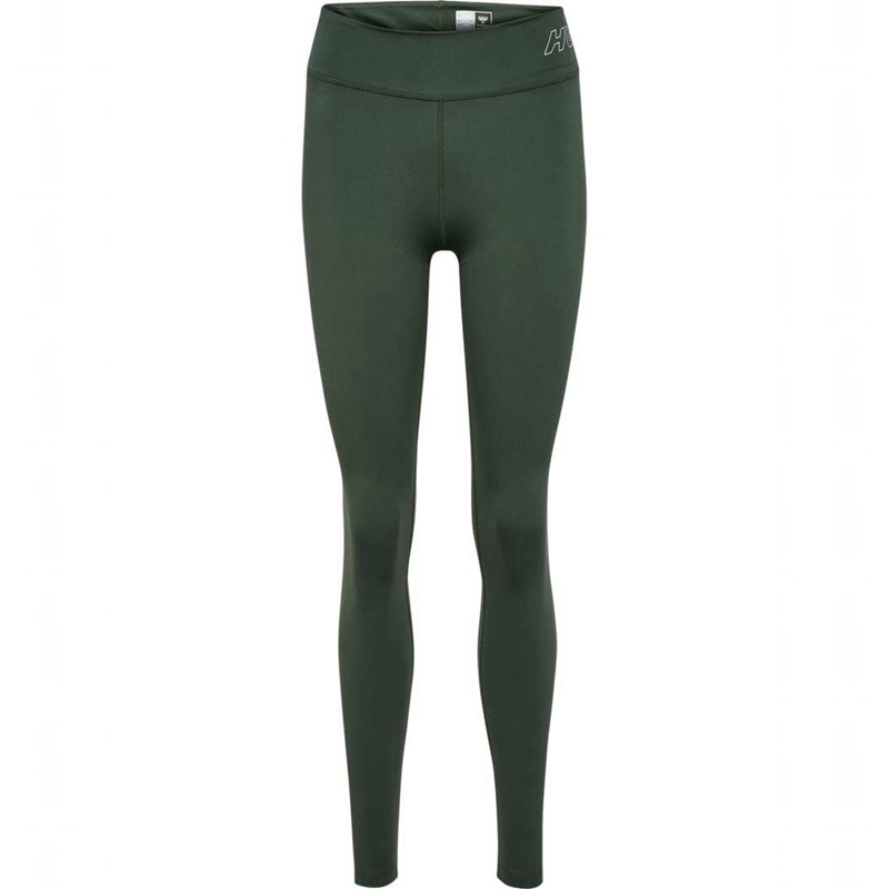 Hummel Te Fundamental Mid Waist Ženske Čarape Zelene | 769908-990