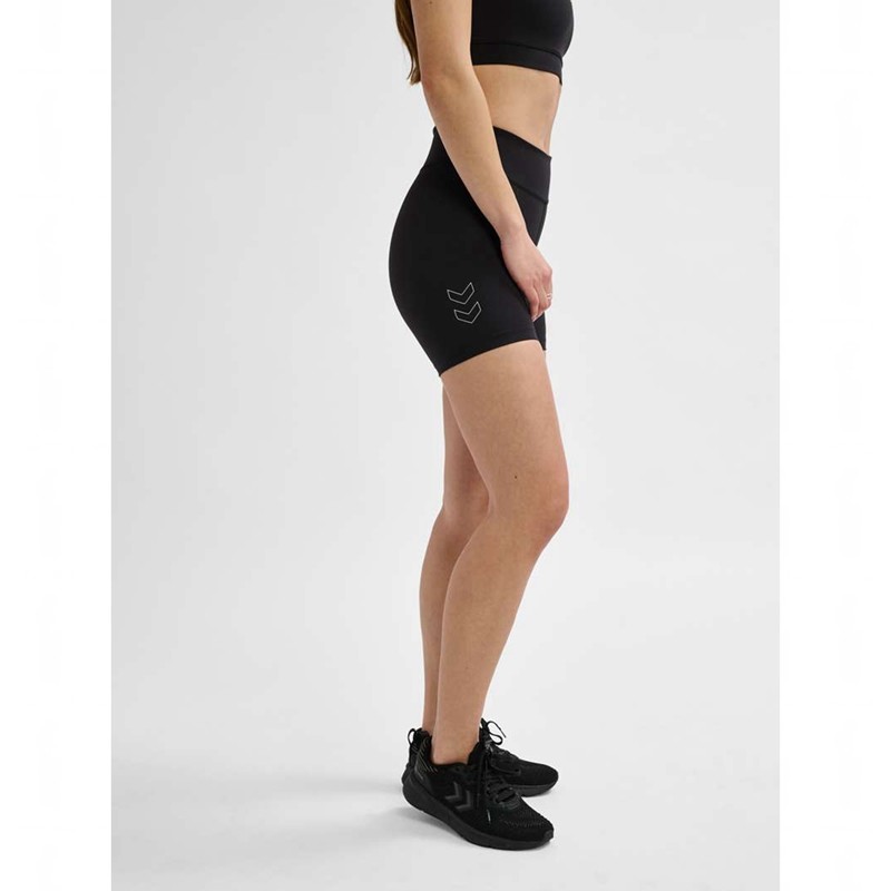 Hummel Te Fundamental Mw Tight Ženske Kratke Hlače Crne | 596279-664
