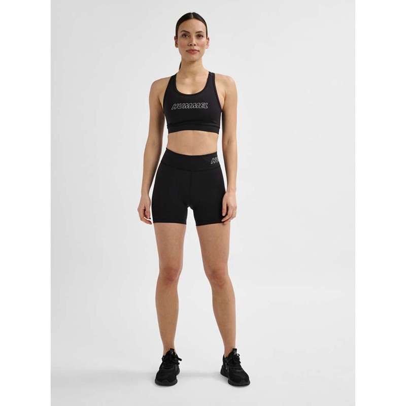 Hummel Te Fundamental Mw Tight Ženske Kratke Hlače Crne | 596279-664