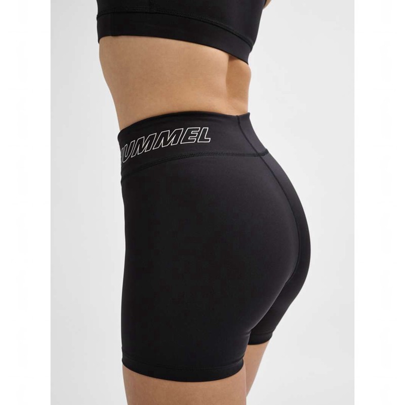 Hummel Te Fundamental Mw Tight Ženske Kratke Hlače Crne | 596279-664