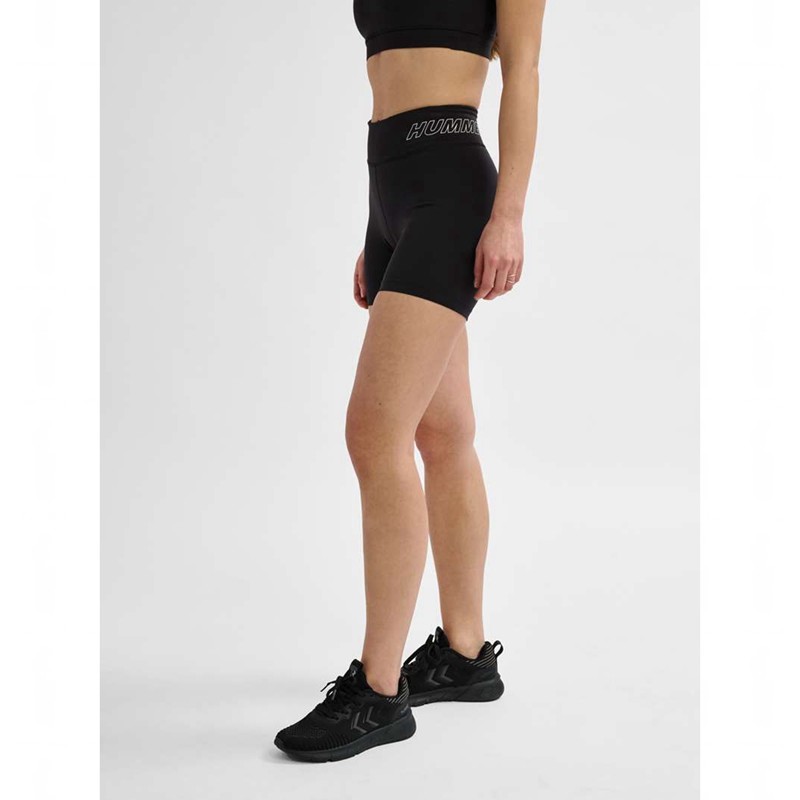 Hummel Te Fundamental Mw Tight Ženske Kratke Hlače Crne | 596279-664
