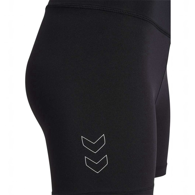 Hummel Te Fundamental Mw Tight Ženske Kratke Hlače Crne | 596279-664