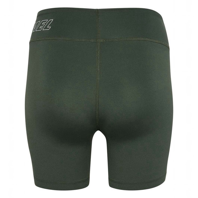 Hummel Te Fundamental Mw Tight Ženske Kratke Hlače Zelene | 148285-200