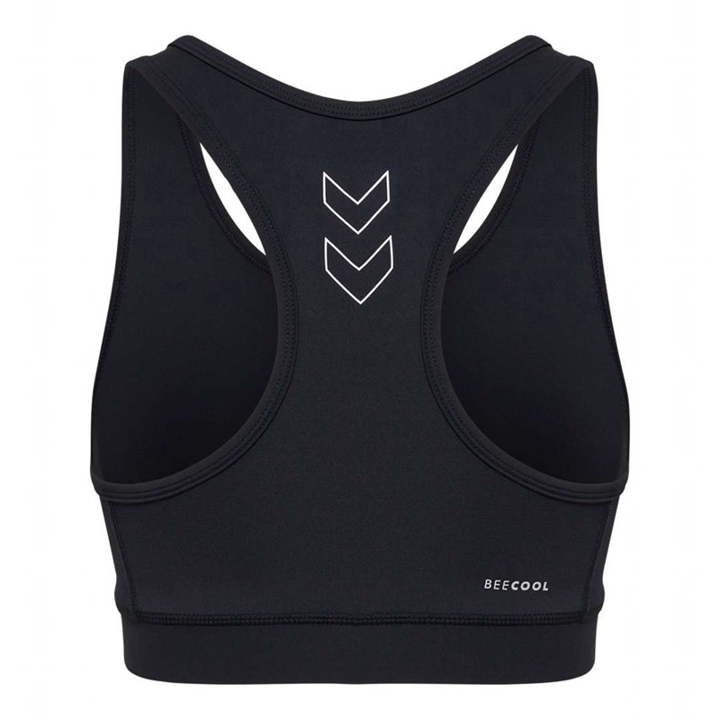 Hummel Te Fundamental Ženske Majica s Kapuljačom Crne | 379684-190