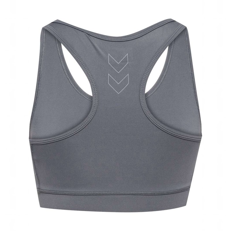 Hummel Te Fundamental Ženske Sportski Grudnjak Sive | 844538-619