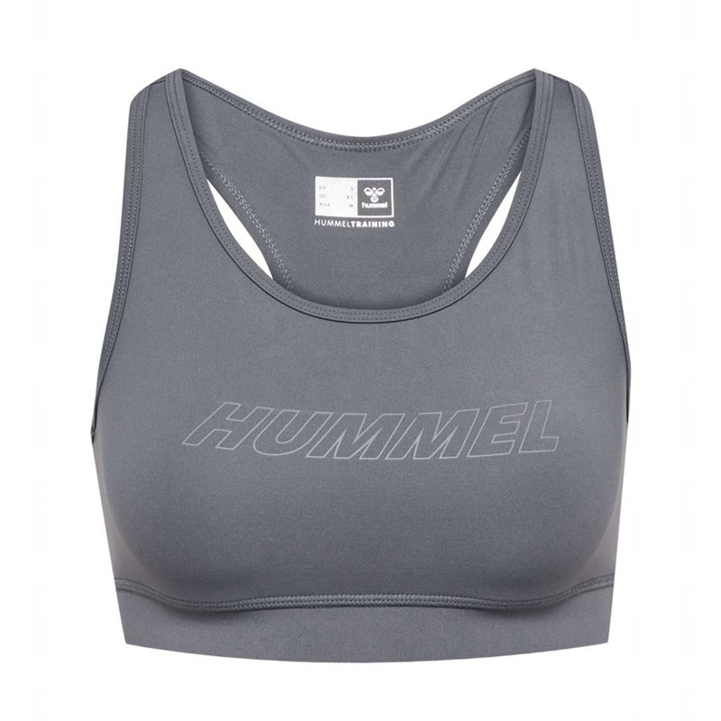 Hummel Te Fundamental Ženske Sportski Grudnjak Sive | 844538-619