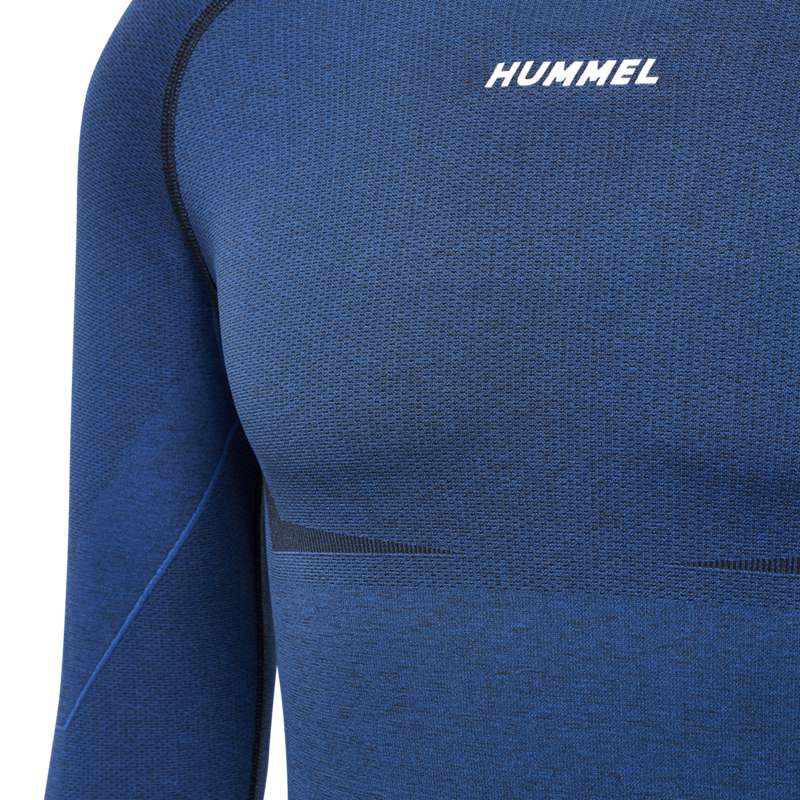 Hummel Te Mike Seamless L/S Muške Temeljni Sloj Tamnoplave | 675706-127