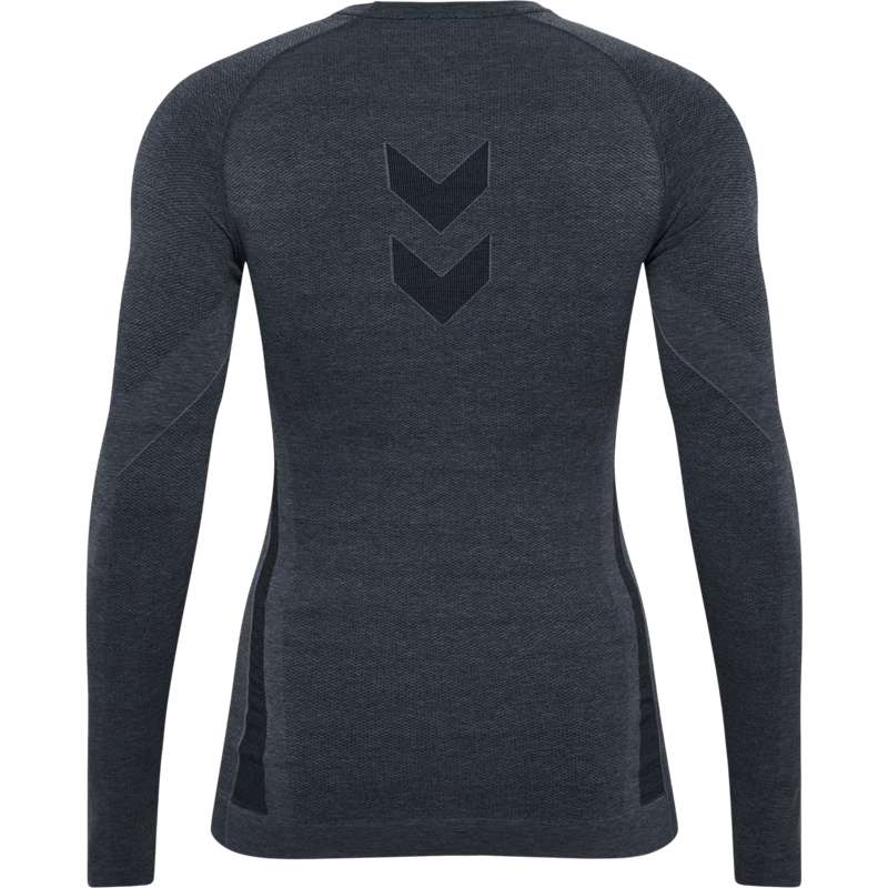 Hummel Te Mike Seamless L/S Muške Temeljni Sloj Crne | 606709-838