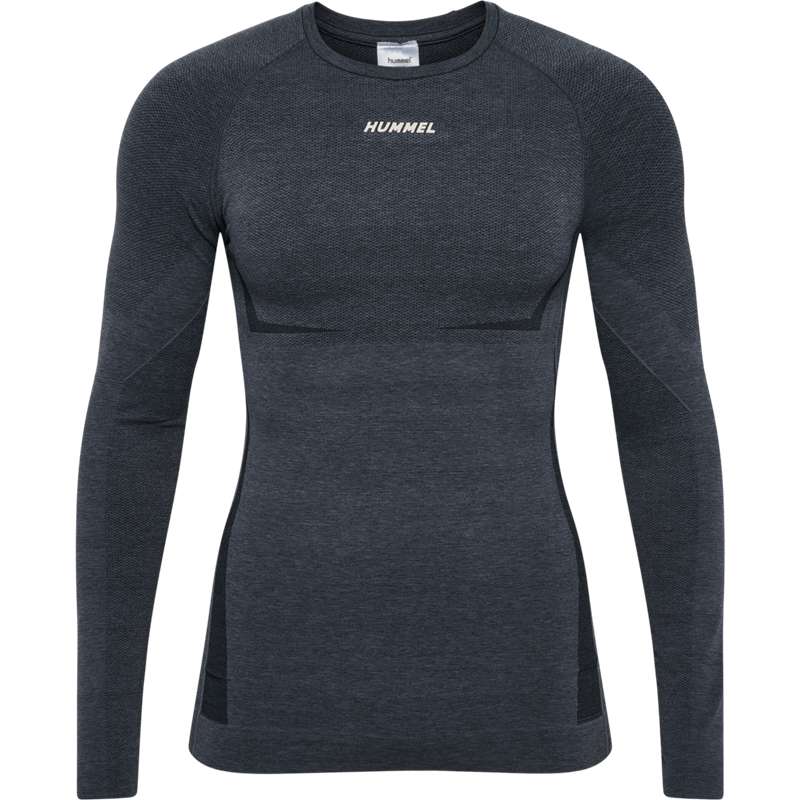Hummel Te Mike Seamless L/S Muške Temeljni Sloj Crne | 606709-838