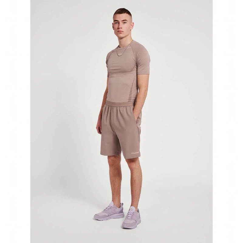 Hummel Te Mike Seamless Muške Sportski Grudnjak Bež | 341761-836