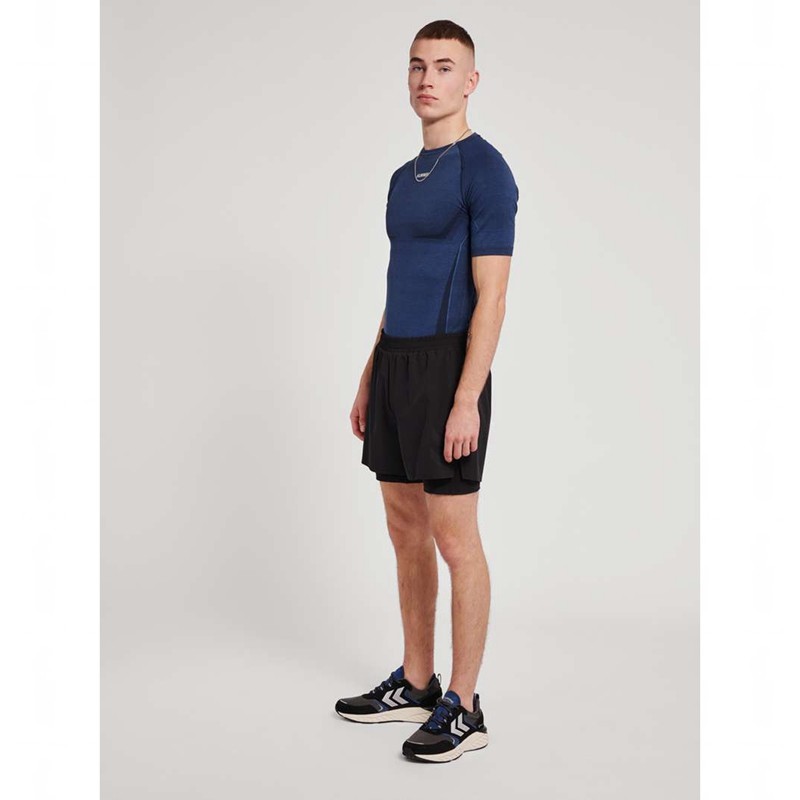 Hummel Te Mike Seamless Muške Temeljni Sloj Tamnoplave | 457956-437