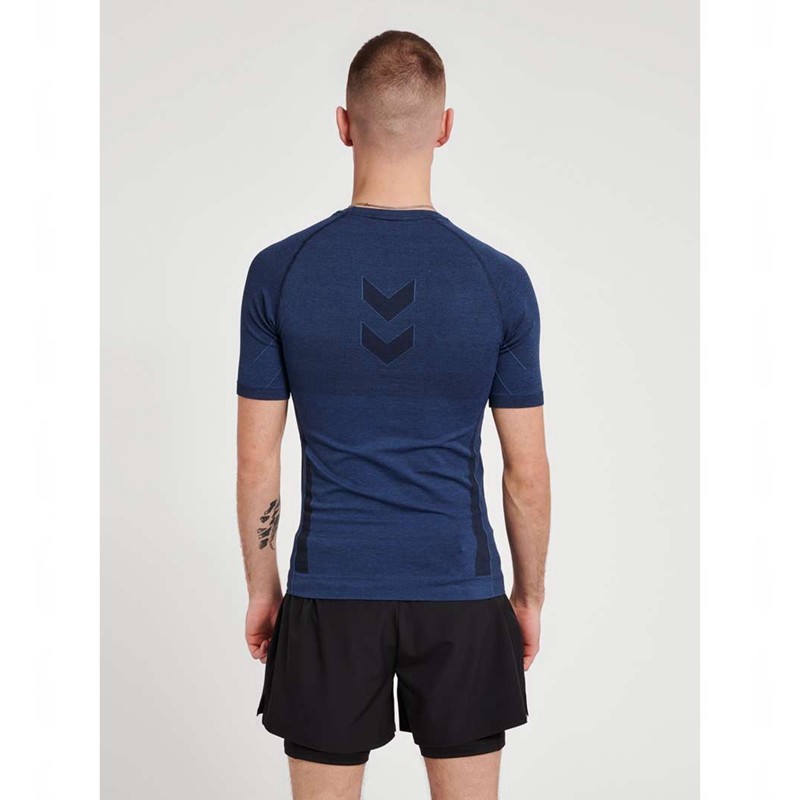Hummel Te Mike Seamless Muške Temeljni Sloj Tamnoplave | 457956-437