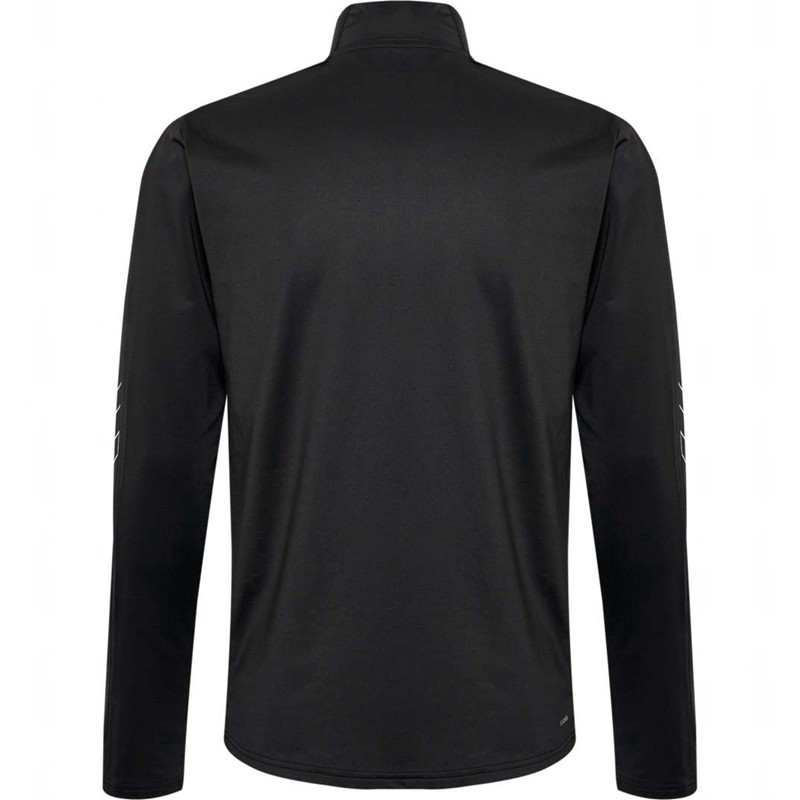 Hummel Te Strength Pl Half Zip Muške Dukserice Crne | 305469-273