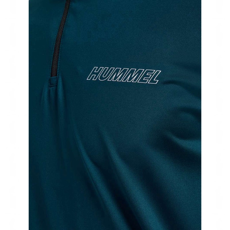Hummel Te Strength Pl Half Zip Muške Dukserice Tamnoplave | 134701-165