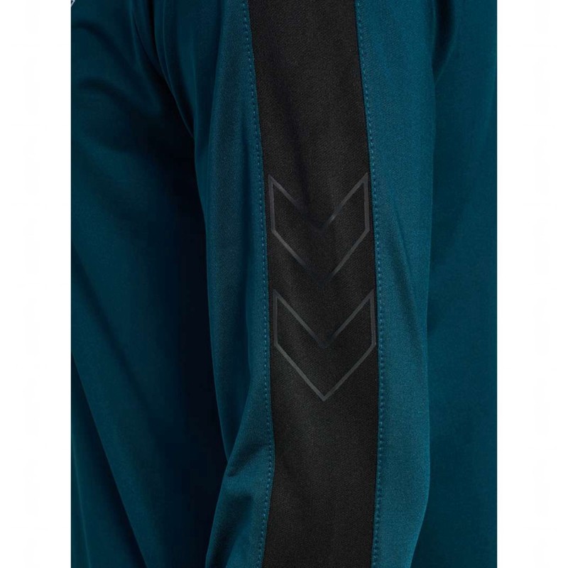 Hummel Te Strength Pl Half Zip Muške Dukserice Tamnoplave | 134701-165