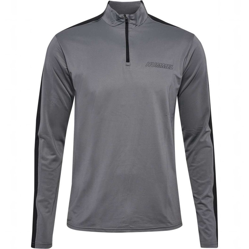 Hummel Te Strength Pl Half Zip Muške Dukserice Sive | 056601-520