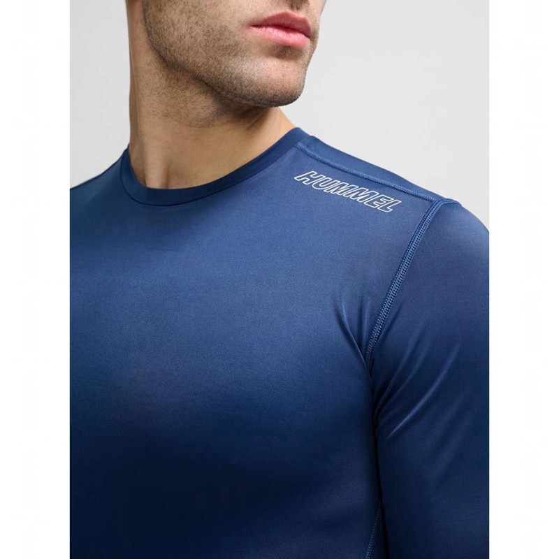 Hummel Te Topaz Baselayer L/S Muške Majice Tamnoplave | 765755-899