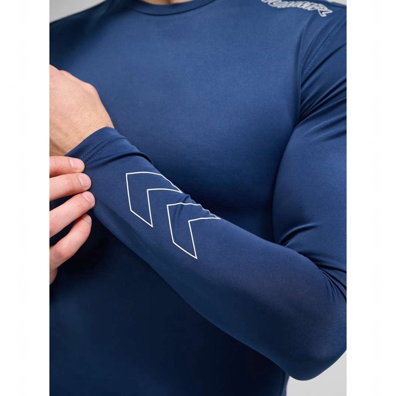 Hummel Te Topaz Baselayer L/S Muške Majice Tamnoplave | 765755-899