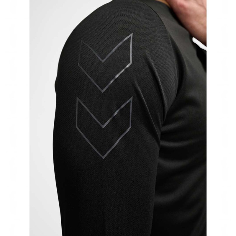 Hummel Te Topaz L/S Muške Majice Crne | 038833-890