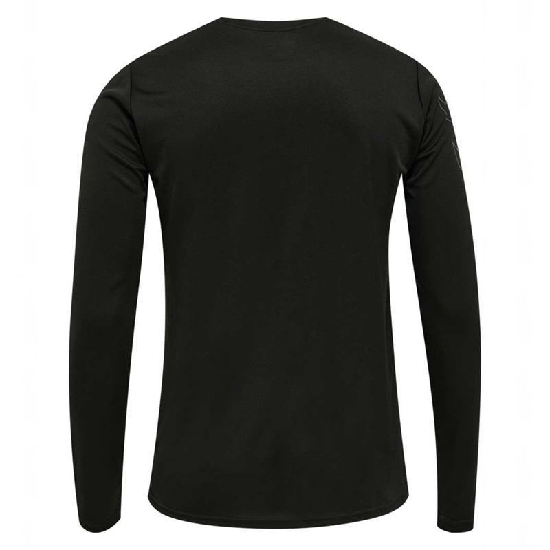 Hummel Te Topaz L/S Muške Majice Crne | 038833-890