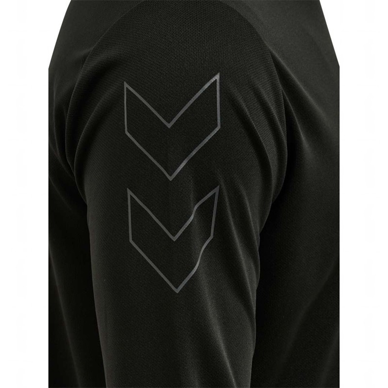 Hummel Te Topaz L/S Muške Majice Crne | 038833-890