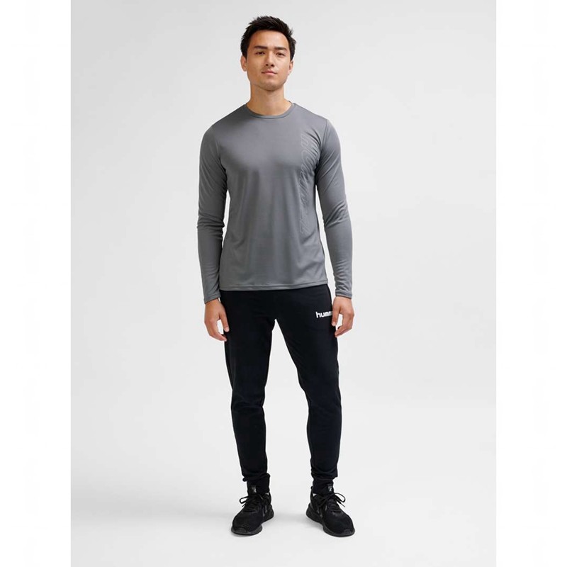 Hummel Te Topaz L/S Muške Majice Sive | 495673-681