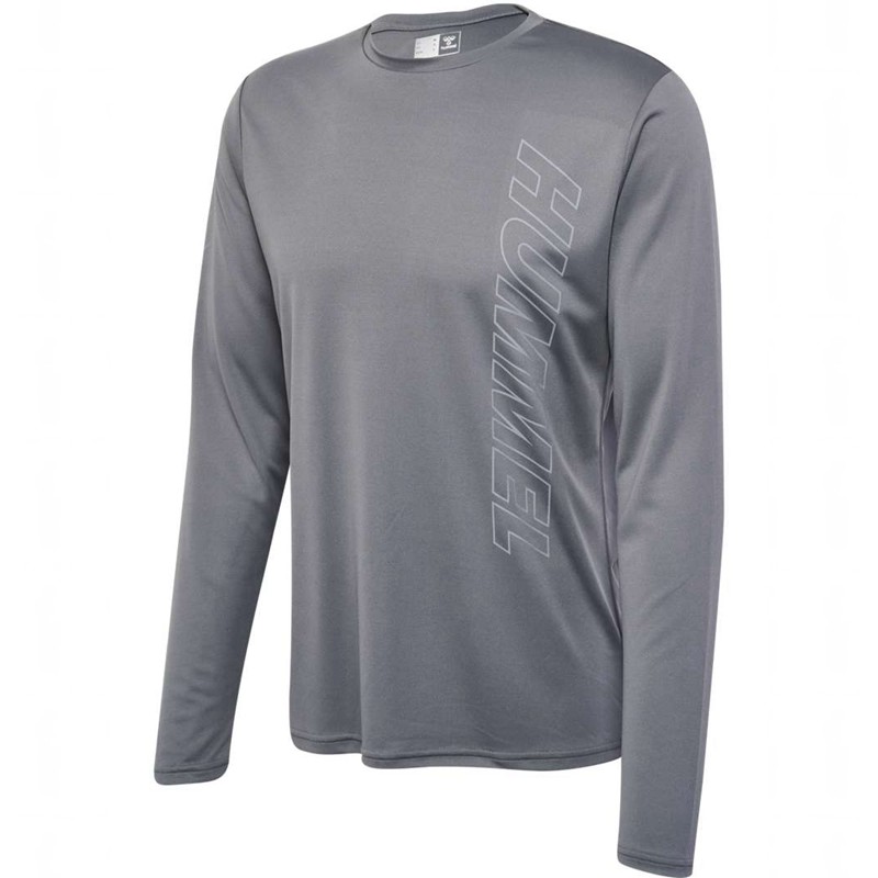Hummel Te Topaz L/S Muške Majice Sive | 495673-681