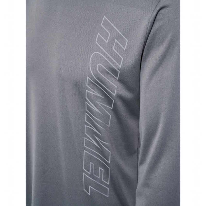 Hummel Te Topaz L/S Muške Majice Sive | 495673-681