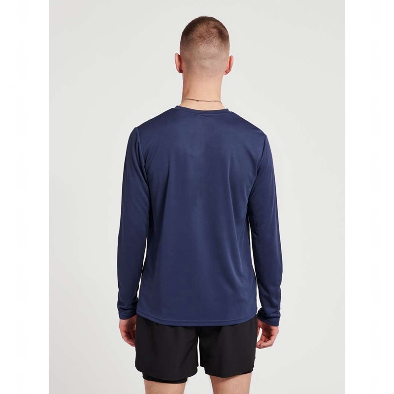 Hummel Te Topaz L/S Muške Majice Tamnoplave | 422039-698